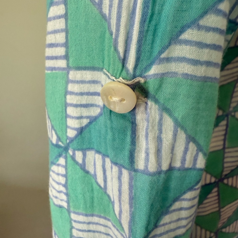 Oliphant Print Pullover Tunic Top - image 7